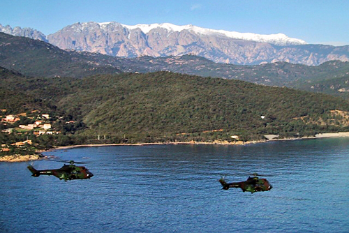 Hélicoptères Cougar de l'ALAT