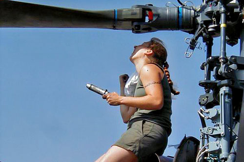 Sylvie Boy, mécanicienne à l'ALAT