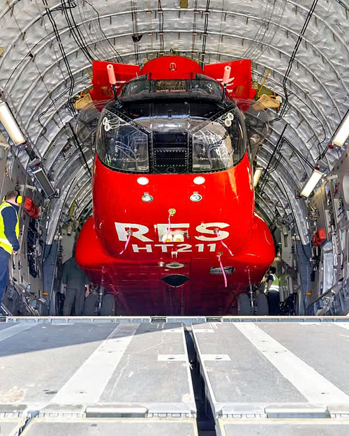 Hélicoptère CH47 de NSW Rural Fire Service, opéré par Coulson