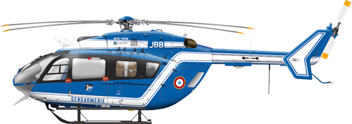 Hélicoptère EC145 Gendarmerie Nationale France