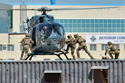 Hélicoptère EC145 Kazakhstan