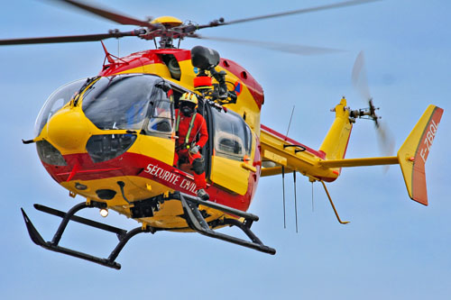 Hélicoptère EC145 Sécurité Civile