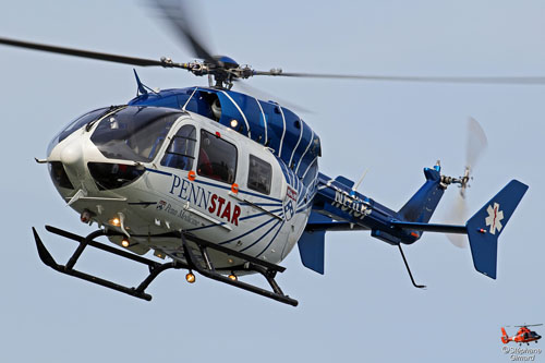 Hélicoptère EC145 N61UP de PennStar