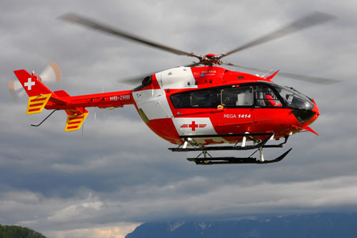Hélicoptère EC145 REGA Suisse