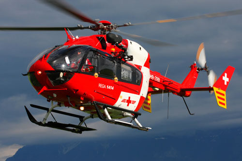 Hélicoptère EC145 REGA Suisse
