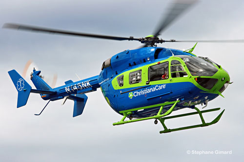Hélicoptère de secours EC145 N145NK de Christinia Care