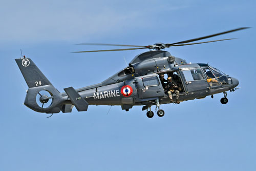 Hélicoptère Dauphin Marine France
