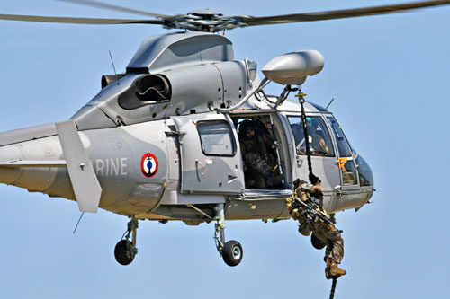 Hélicoptère Dauphin Marine France