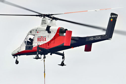 Hélicoptère K1200 KMAX HB-ZGK de ROTEX Helicopter, Suisse