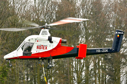 Hélicoptère K1200 KMAX HB-ZGK de ROTEX Helicopter, Suisse