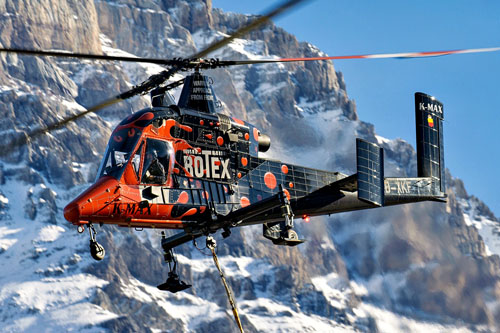 Hélicoptère K1200 KMAX HB-XKF de ROTEX Helicopter, Suisse