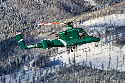 Hélicoptère K1200 KMAX N674TH de TIMBERLINE HELICOPTERS, USA
