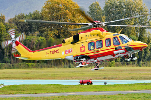 Hélicoptère de secours AW139 Pegaso 3 I-TOMS