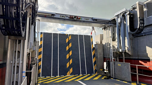 Rampe arrière de l'EDAR