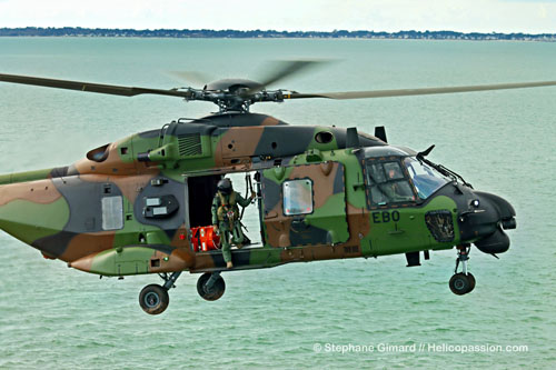 Retour de l'hélicoptère NH90 EBO