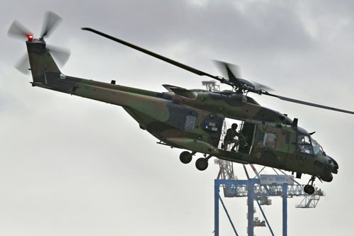 Redécollage des hélicoptère NH90