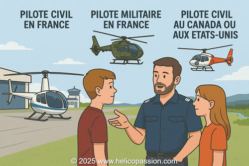 Devenir pilote d'hélicoptère : un guide complet, écrit comme si un pilote expérimenté conseillait un(e) jeune motivé(e)