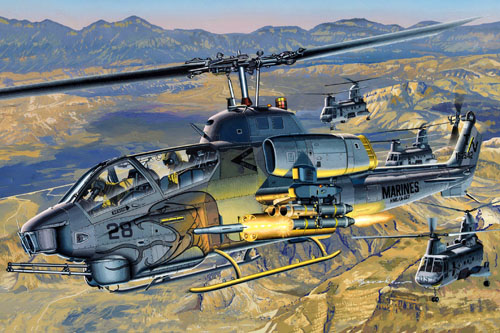 Hélicoptère AH1W SuperCobra, US Marines