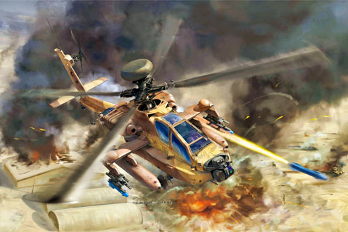 Hélicoptère AH64D Apache Sharaf, Israël