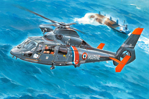 Hélicoptère SA365 Dauphin SP, Flotille 35F, France