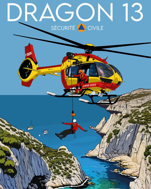 Hélicoptère H145 de la Sécurité Civile, Dragon 13