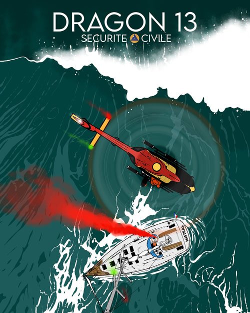 Hélicoptère H145 de la Sécurité Civile, Dragon 13