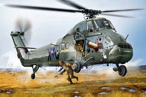 Hélicoptère Wessex UH5 (HAS3) de la Marine anglaise, Guerre des Falklands