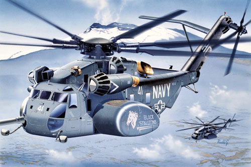 Hélicoptère HH53 SeaDragon de l'US Navy