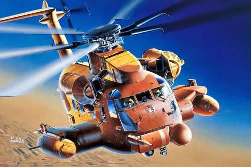 Hélicoptère MH53 Pavelow de l'US Air Force, Guerre du Golfe