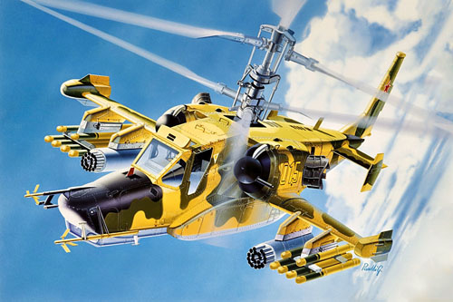 Hélicoptère KA50 Hokum de l'armée russe