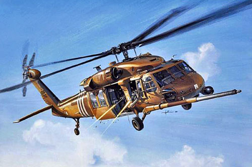 Hélicoptère HH60 PaveHawk de l'US Air Force, Afghanistan