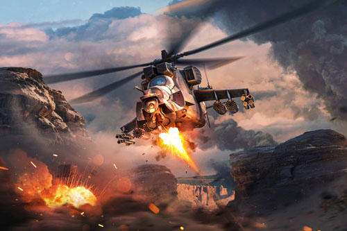 Hélicoptère MI24 SuperHind MkIII