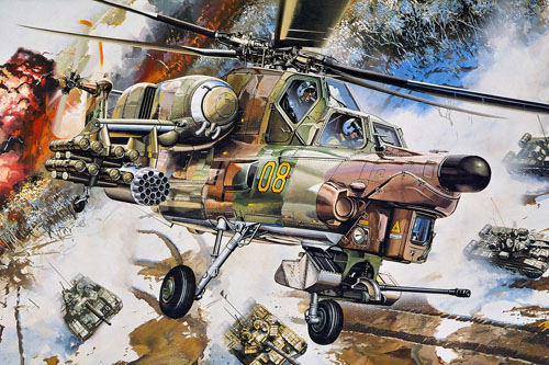 Hélicoptère MI28 Havoc de l'armée russe