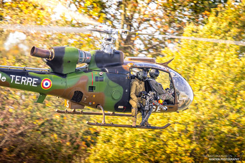 Hélicoptère SA342 Gazelle Gatling ALAT