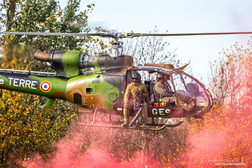 Hélicoptère SA342 Gazelle Gatling ALAT
