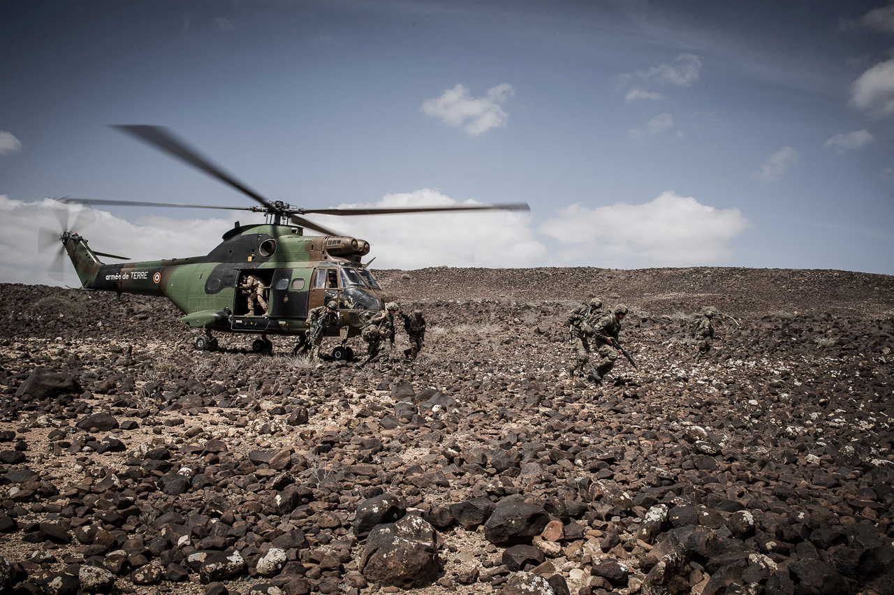 Les h licopt res de l ALAT  au Mali 2 HELICOPASSION