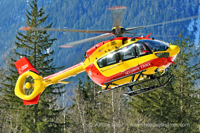 Hélicoptère EC145 Sécurité Civile France