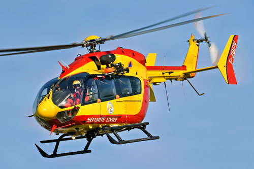 Hélicoptère EC145 Sécurité Civile France