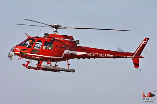 Hélicoptère Alouette III Sécurité Civile France