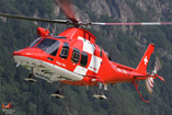 Hélicoptère de secours AW109 de la REGA