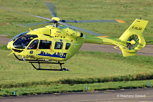 Hélicoptère H145 F-HLAX du SAMU Ile de France