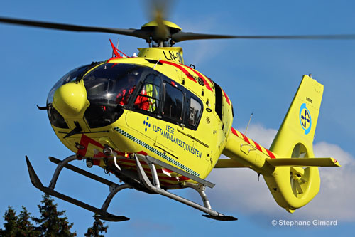Hélicoptère H135 LN-OUJ Norsk Luftambulanse Norway Norvège