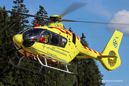 Hélicoptère H135 LN-OUJ Norsk Luftambulanse Norway Norvège