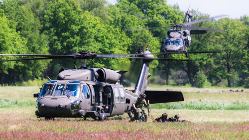 Hélicoptère UH60 Blackhawk US Army