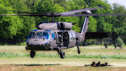 Hélicoptère UH60 Blackhawk US Army