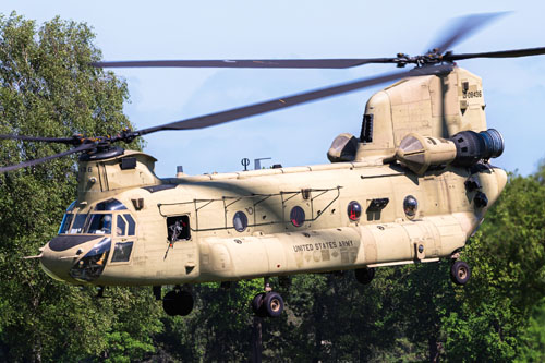 Hélicoptère CH47 Chinook US Army