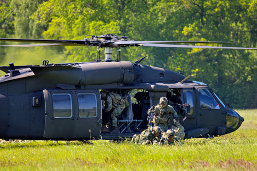 Hélicoptère UH60 Blackhawk US Army