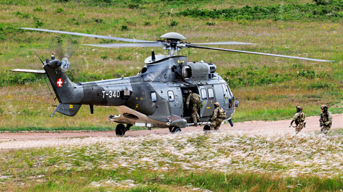 Hélicoptère AS532 Cougar Suisse
