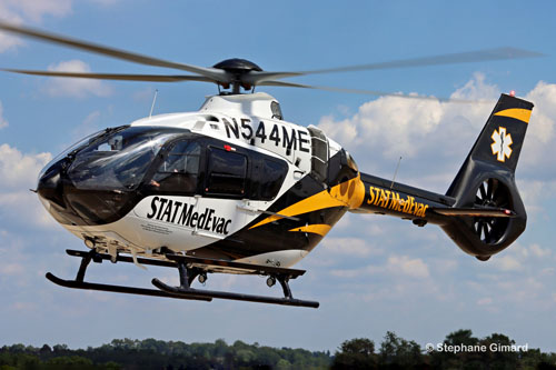 Hélicoptère de secours H135 N544ME Stat Medevac