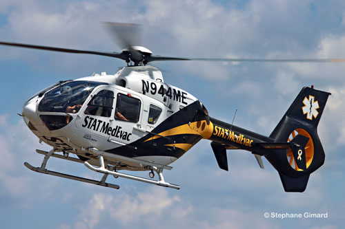 Hélicoptère de secours EC135 N944ME Stat Medevac